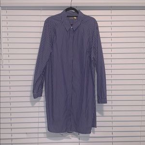 ASOS Blue and White Dress